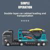 Diecast Metal Mini Container Truck Movable Joint Fence Car Toy Model Vehicles  Birthday Gift