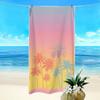 1PC Quick Dry Polyester Beach Towel, Tropical Ocean Pet Print Soft Lightweight Towel, Unisex Absorbent Towel for Beach Camping,