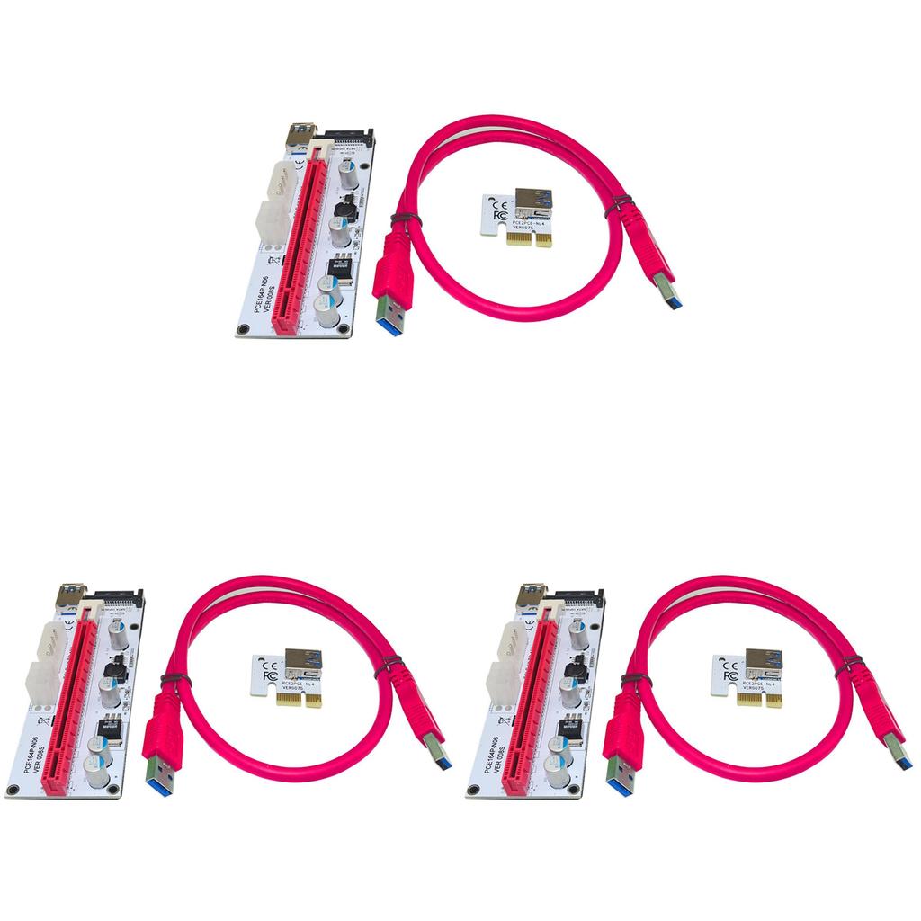 Pcie Pci-e Express 1x To 16x Gpu Extender Riser Card Adapter Btc Eth