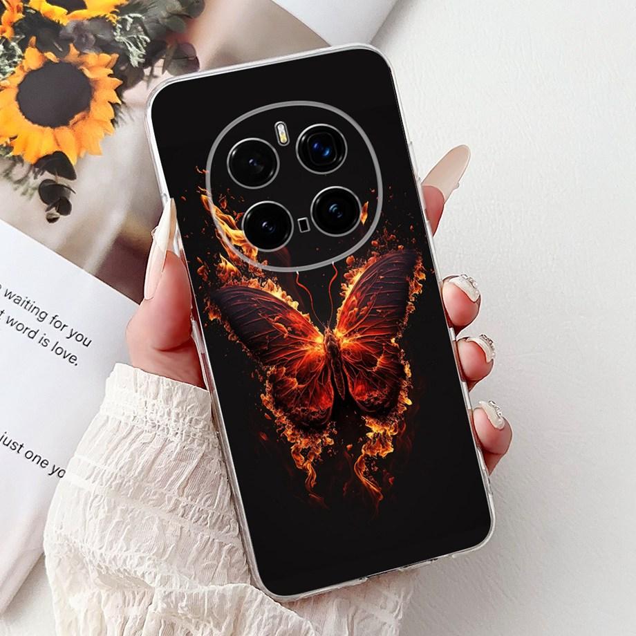 Soft Liquid Silicone Back Cover For Honor Magic 7 Pro Magic6 Lite Magic 5Lite Phone Case Marble Gothic Style Cartoon Clear Coque