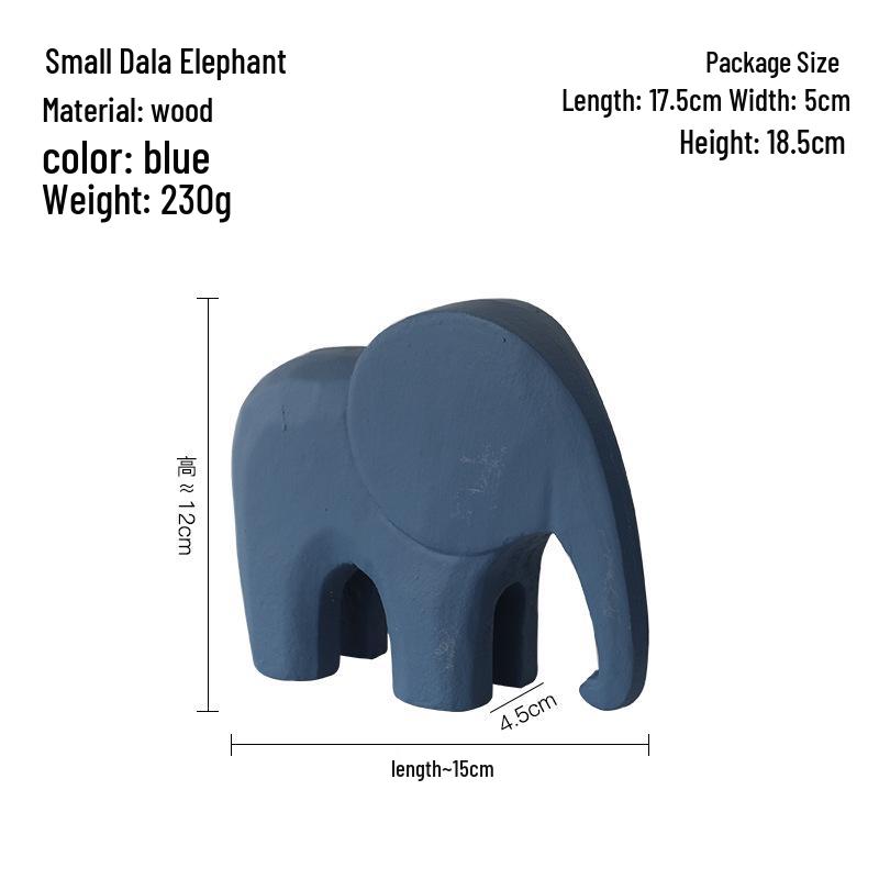 Adorno de Caballo de Madera Estilo Nórdico Morandi para Decoración de Hogar, Oficina o Sala de Estar