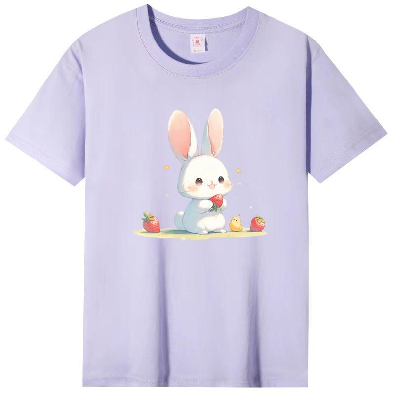 Summer New Korean Pattern Short-sleeved T-shirt Female Student Tops