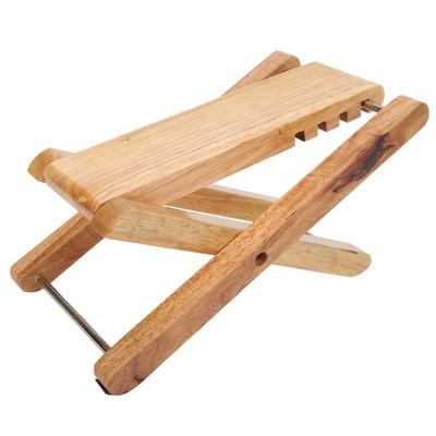 Sgabello per chitarra in bambù portatile pieghevole poggiapiedi per strumento musicale