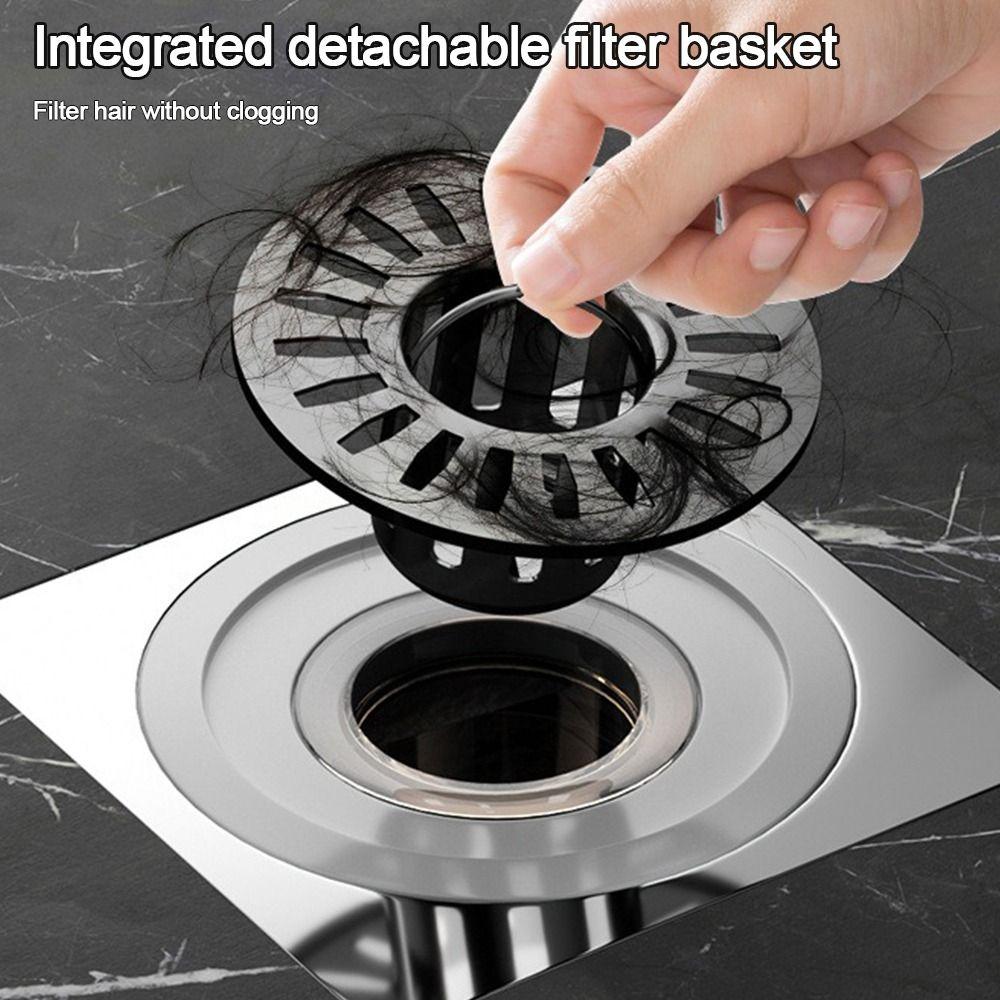 Insect Proof Removable Seal Stopper Stainless Steel Basin Drain Filter  Water Drain Supplies