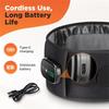 Portable Heating Pad Heated Lumbar Belt with Infrare Light Therapy and Vibrations for Office Worker and Athletes