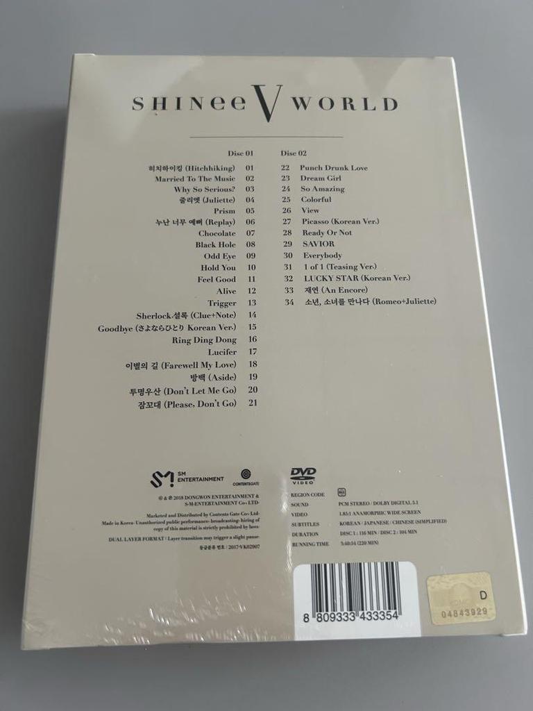 [USED] SHINee World V In Seoul Limited Edition DVD