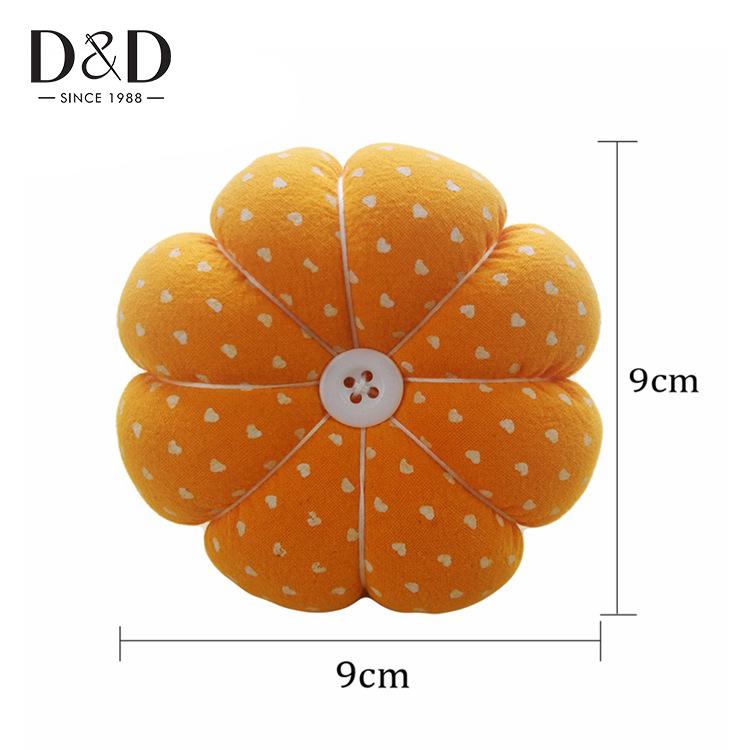 DIY European pumpkin needle insert bag fabric needle pad tool sewing flower sewing needle storage convenient wrist needle insert