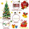Advent Calendar 2024 Christmas Tree Building Toy Set with LED Light Christmas Countdown Calendar Kids Adult Creative Gifts