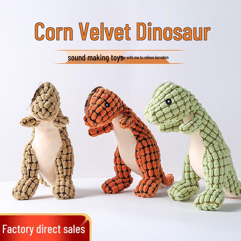 Pet Plush Toy: Chewing Monkey, Lion, and Elephant with Interactive Sound