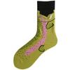 Summer Cotton Socks Trendy Socks Street Personality Illustrations Poached Eggs Harbor Jacquard Medium Tube Socks Socks Couple