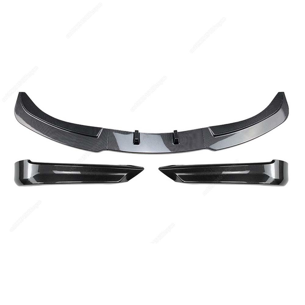 Front Bumper Lip Splitter Diffuser For BMW 3 Series E90 E91 318i 320i 330i 2005-2008 Pre-Facelift ABS Spoiler Body Kit Tuning