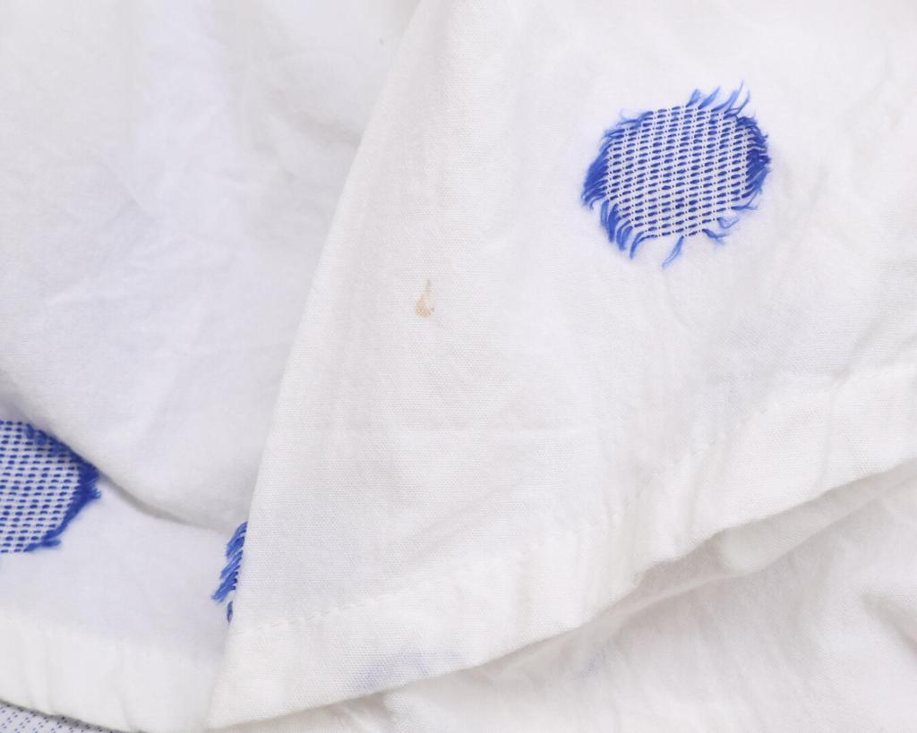 Sensounico Dot Switching Skirt Skirt 40 White X blueUsed