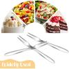 8 Pcs Mini Forks Appetizer Forks Small Fruit Fork for Appetizers Pastry Dessert Metal Forks Gift Set Mini Cocktail Stainless Steel Oyster Olive
