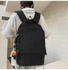School bag high value letter style junior high school casual simple large capacity travel backpack
