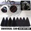 Universal MT/AT Leather Shift Collars Gear Shift Knob Shifter Gaiter Boot Cover Red Yellow Blue Black Stitch