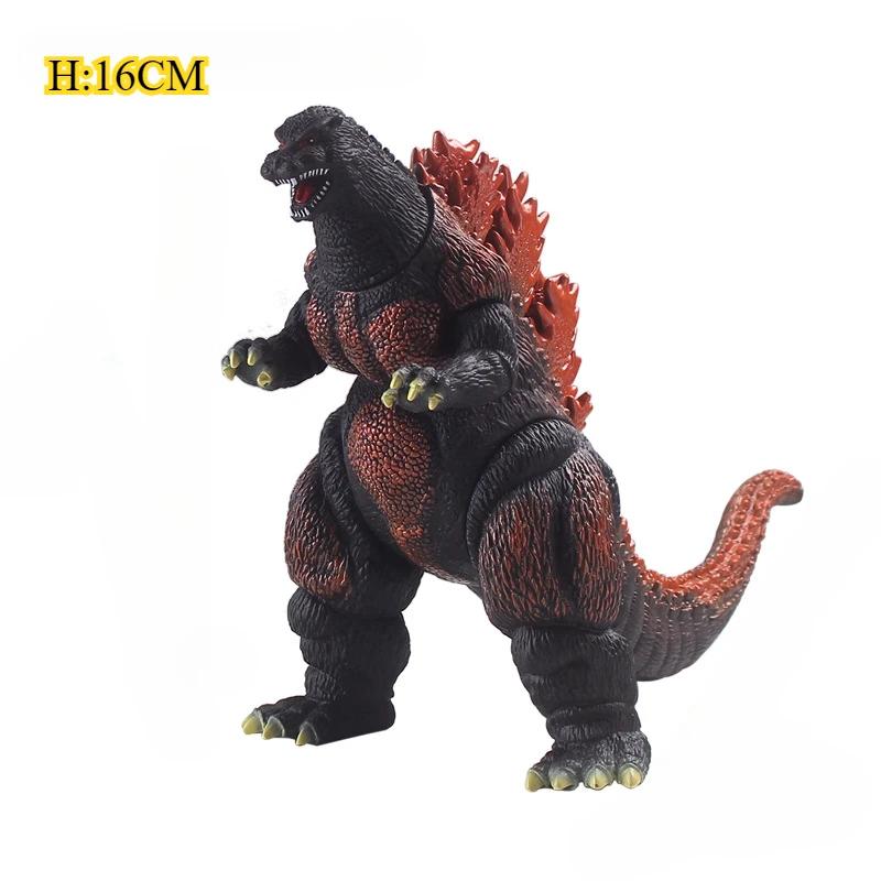Anime Movie Godzilla Series Action Figure burning godzilla VS King of Monsters PVC soft rubber model Joint mobility Kid Toy Gift