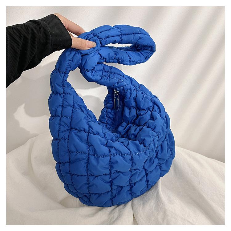 Wolken-Tasche Handheld Daune Große Kapazität Mode Mini Vielseitig Plissierte Unterarmtasche