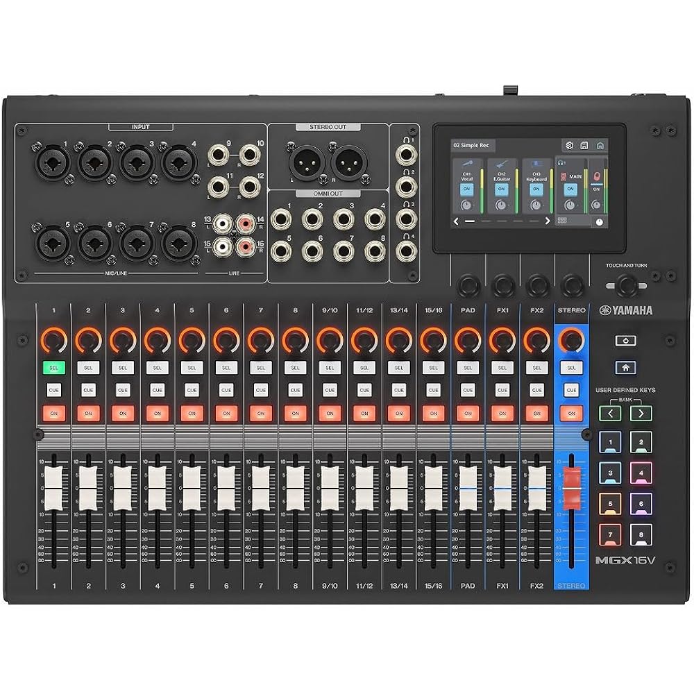 Yamaha YAMAHA Digital Mixer 22 Channel HDMI MGX16V B