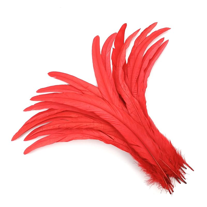 100Pcs/Lot 30-35Cm Rooster Tail Feathers Holiday Decoration Wedding Accessories Diy Indian Headdress Feather Long Pheasant Plume