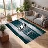 Philadelphia Eagles Kristall Samt Teppich Weich Anti?Rutschfeste Fußmatte Bequemer Wohnzimmer Schlafzimmer Dekor Teppich