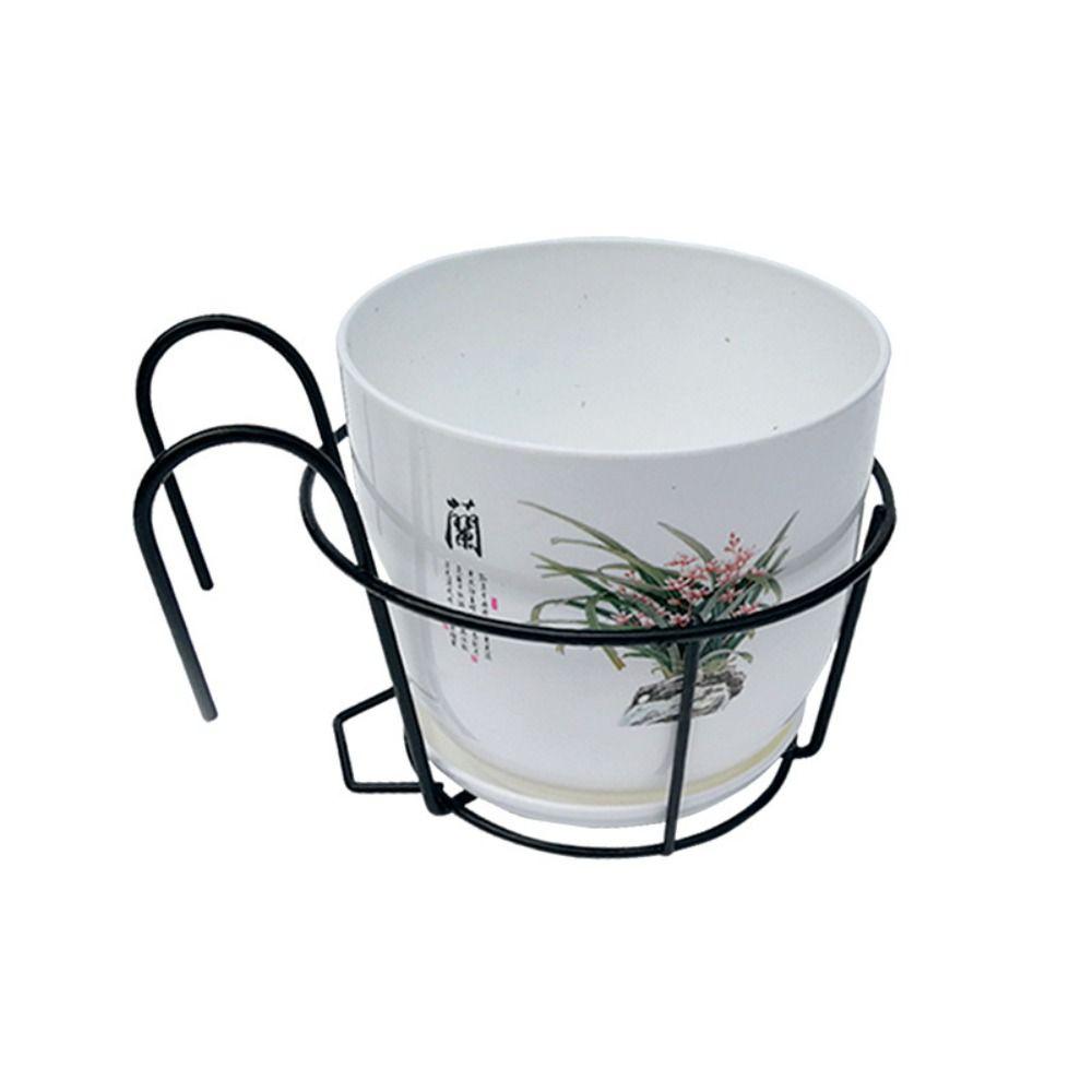 Iron Flower Pot Rack Hanging Hanging Flower Rack Mini Plants Rack  Balcony