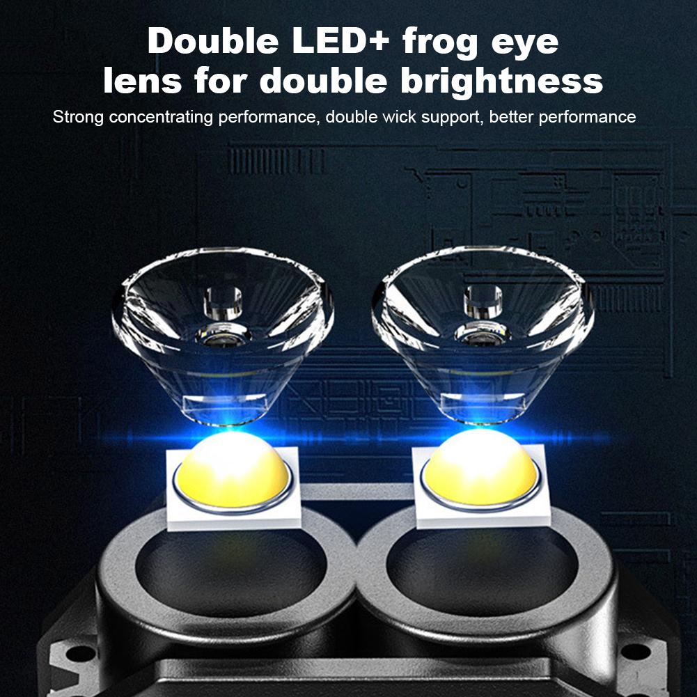 Mini Keychain Flashlight USB Charging High Bright Flashlight Multifunctional Portable Keychain Light for Camping Fishing Walking