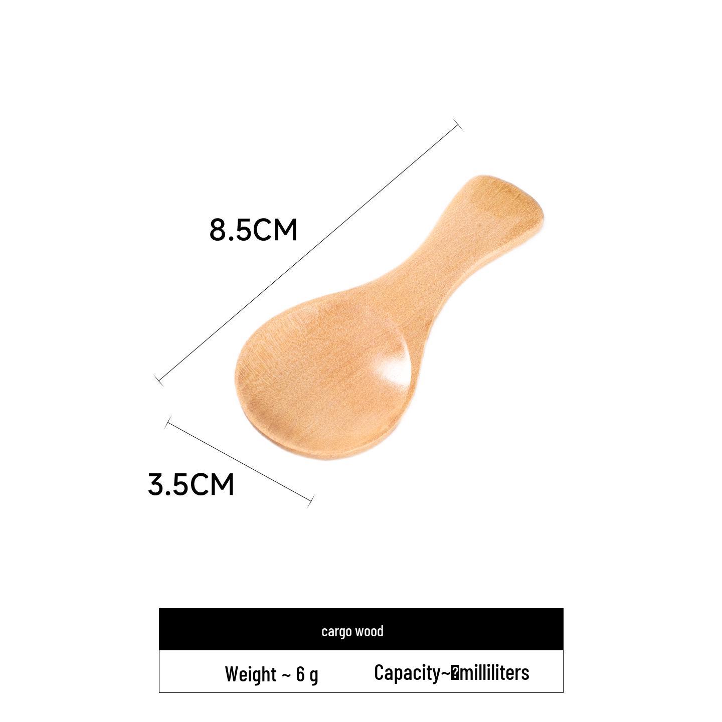 Japanese Wooden Mini Ladle Spoon with Long Handle for Coffee