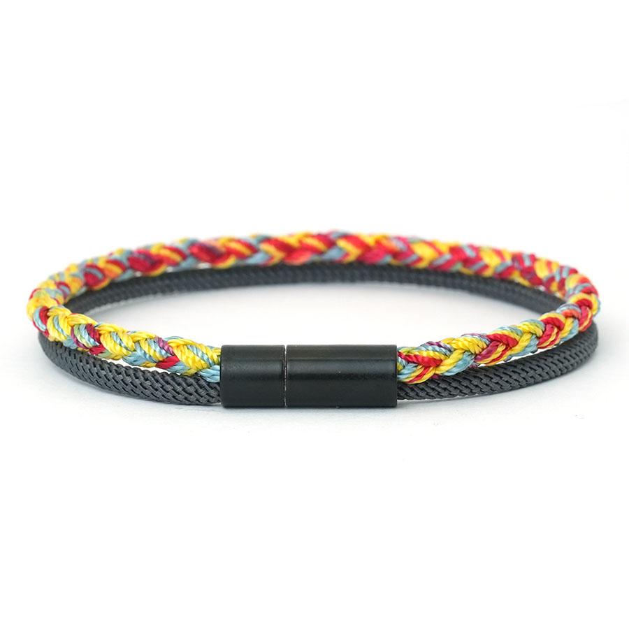 

Bohemia Men String Bracelet A Grade Keel Cord 5 Colors Available Ethnic Fabric Charm Braslet Boyfriend Hand Accessories Pulseria