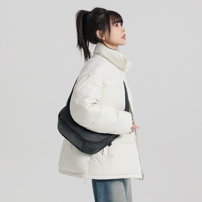 Autumn and winter cross-border women's clothing urban casual down cotton-padded clothing simple sports jacket cotton-padded jacket