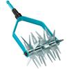 GARDENA Soil Turner with 4 Combi 14cm Product Up To 25 Years Star-Shaped Wheels, System, Turquoise, Wide, 3196-20, Warranty