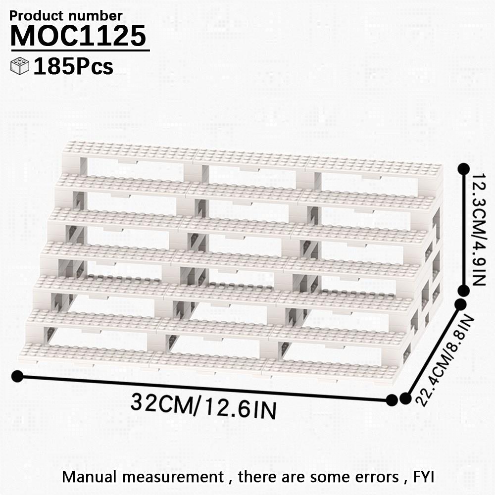 MOC Stand Movie Anime Military Action Figure Display Stands Box Blocks Compatible 75257 05007 75105 High-Speed Championed Block Bricks Toys Playsets