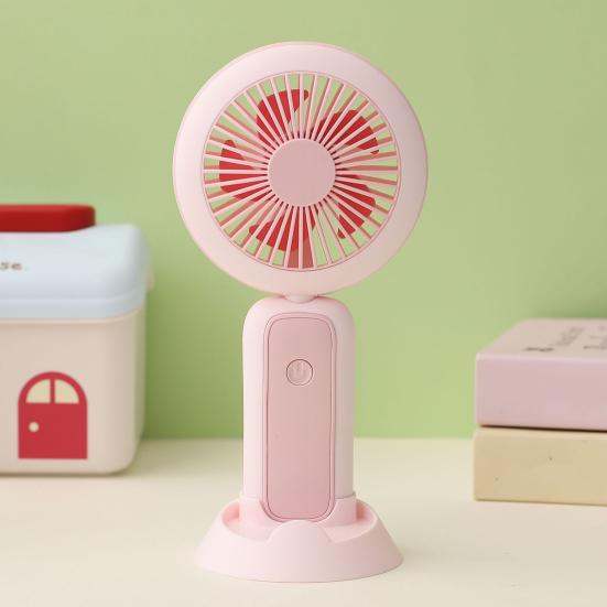 Foldable Handheld Fan with Night Light USB Rechargeable Mini Fan for Desk Dorm Portable Quiet Fan for Students Office