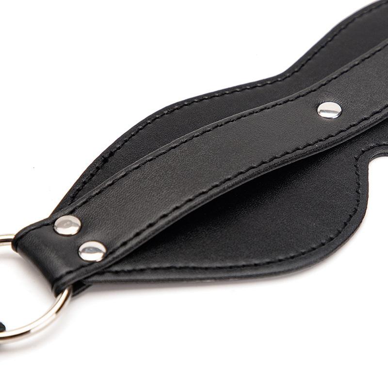 Adult Games Leather Blindfold Flirt Sex Toy Flirting Toys Spanking Sex Toy Eye Mask Sleeping Masquerade Cat Eye