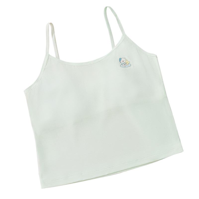 Girls' Modal Camisole Vest for Primary & Secondary Students, Ages 7-18