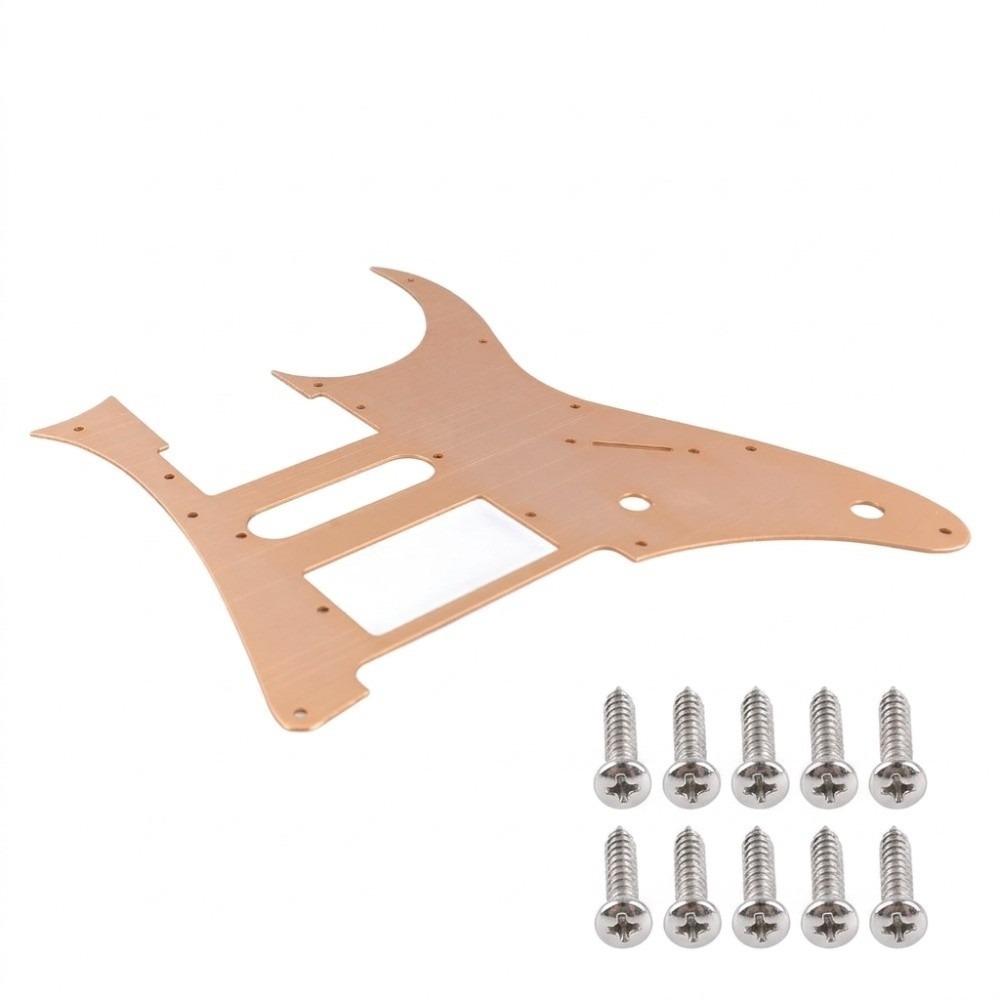 With Screws Electric Guitar Scratch Plate Champagne Gold Guitar Guard Plate  Electric Guitar