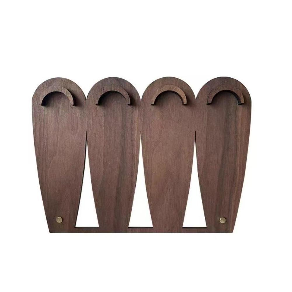 Hand Bangle Bracelet Tray Wood Jewelry Holder Durable Necklace Display Stand  Gift