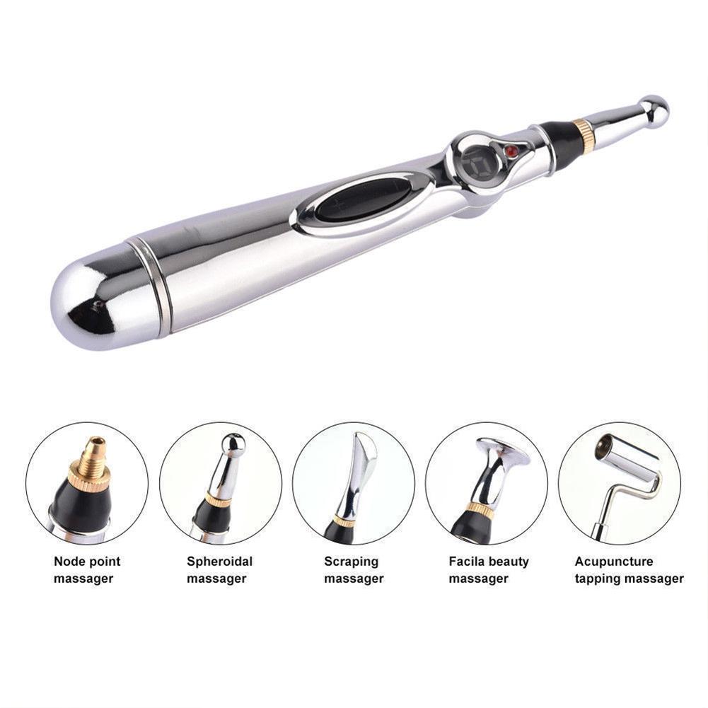 Acupuncture Pen Physical Therapy Massage Pen Silver