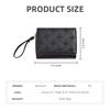 Fashion Short Style Love Embroidered Wallet PU with Zipper Card Bag Simple Design Buckle Detail ID Bag Women