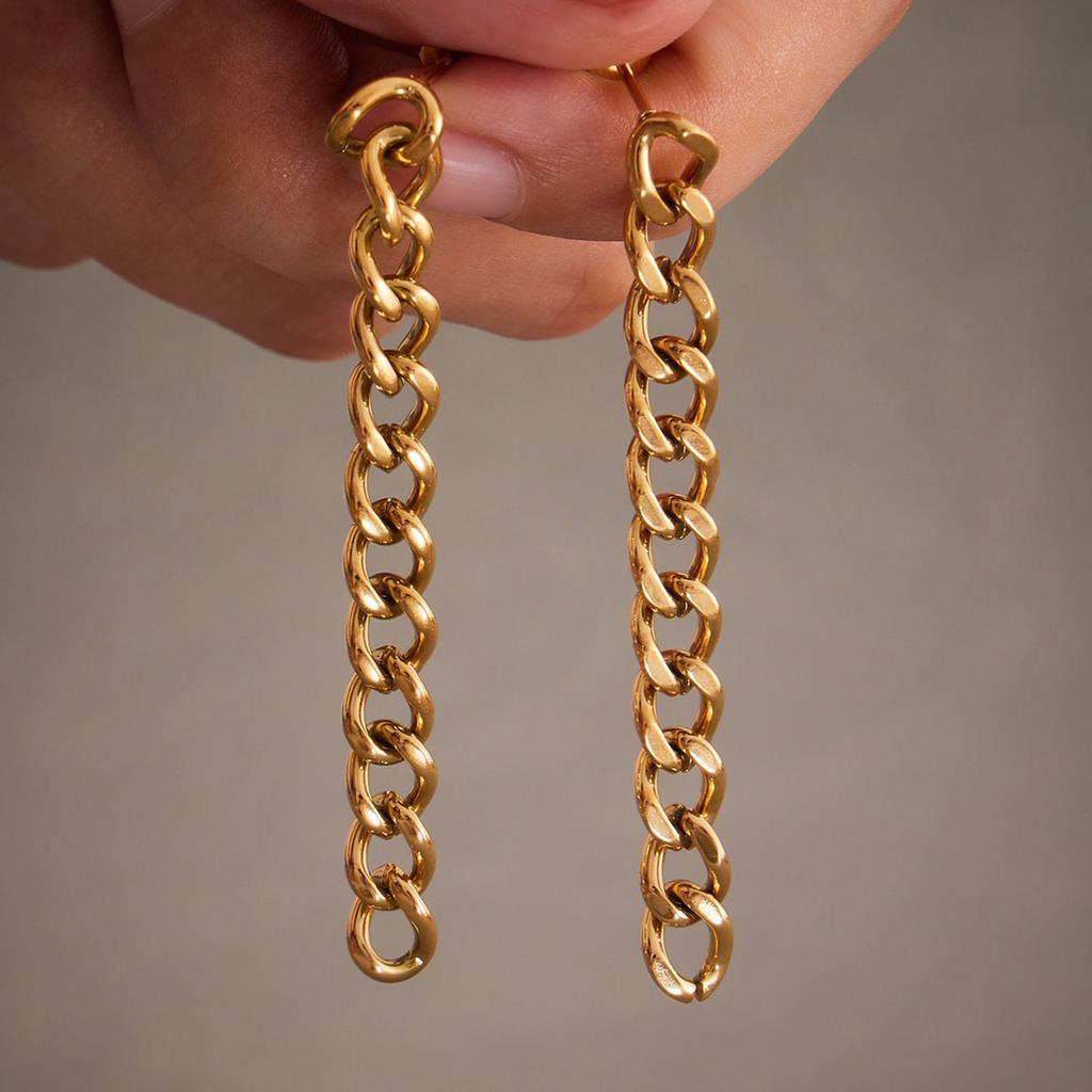 Jewelry Chain Earrings Hoop Earrings
