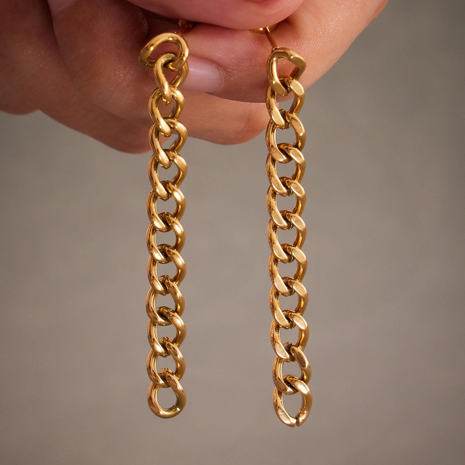 

Jewelry Chain Earrings Hoop Earrings One Size