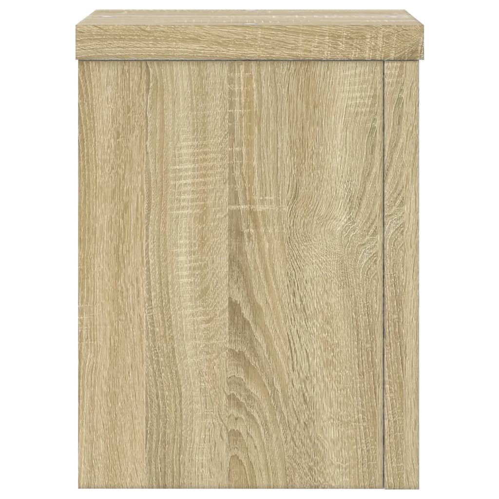Vidaxl Plant Pot Stands, 2 Pcs, Sonoma Oak, 15X15X20 Cm