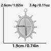 6pcs Sun Heart Cloud Geometric Blank Cabochon Base Pendant Stainless Steel Charms For Jewelry Making Bulk Fit DIY Oil Drop Stone