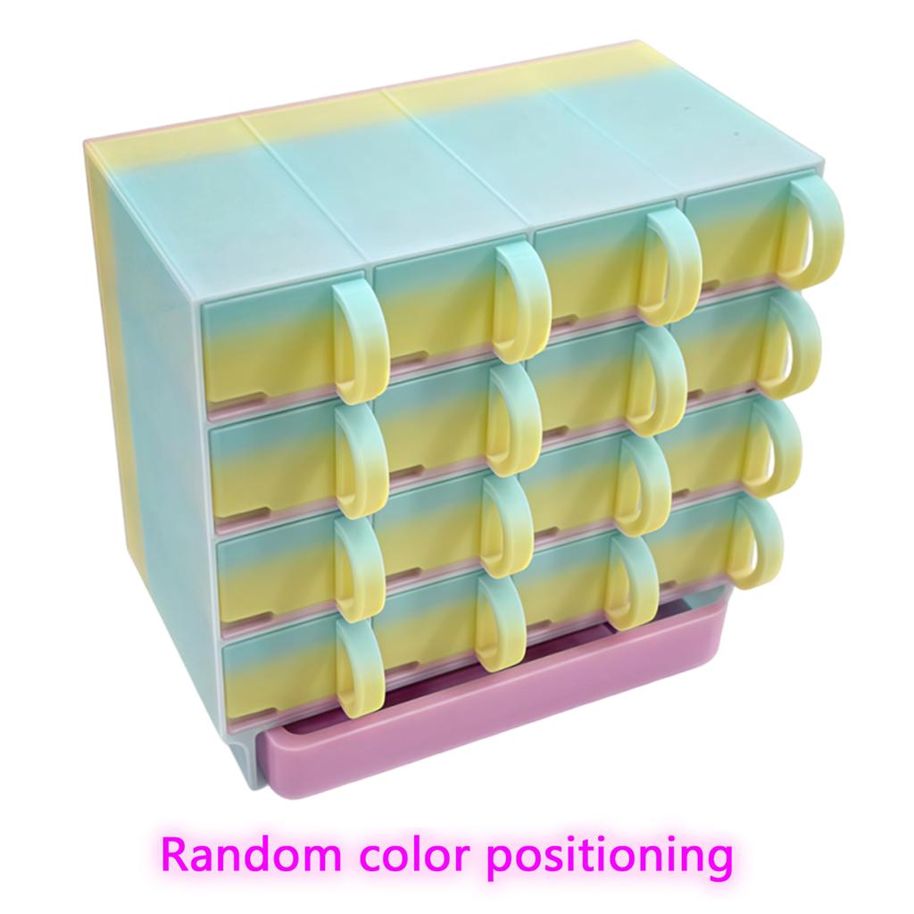 16 Grid Diamond Painting Storage Containers with Trays Drilling Disc Rack Large Capacity for DIY Crafts Rhinestones Sorting Tray