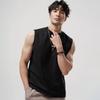 Li Ning Sports Comfortable Simple Versatile Summer Casual Lightweight Breathable Sleeveless Top Fitness Training Unisex tops Black YVSW023-2