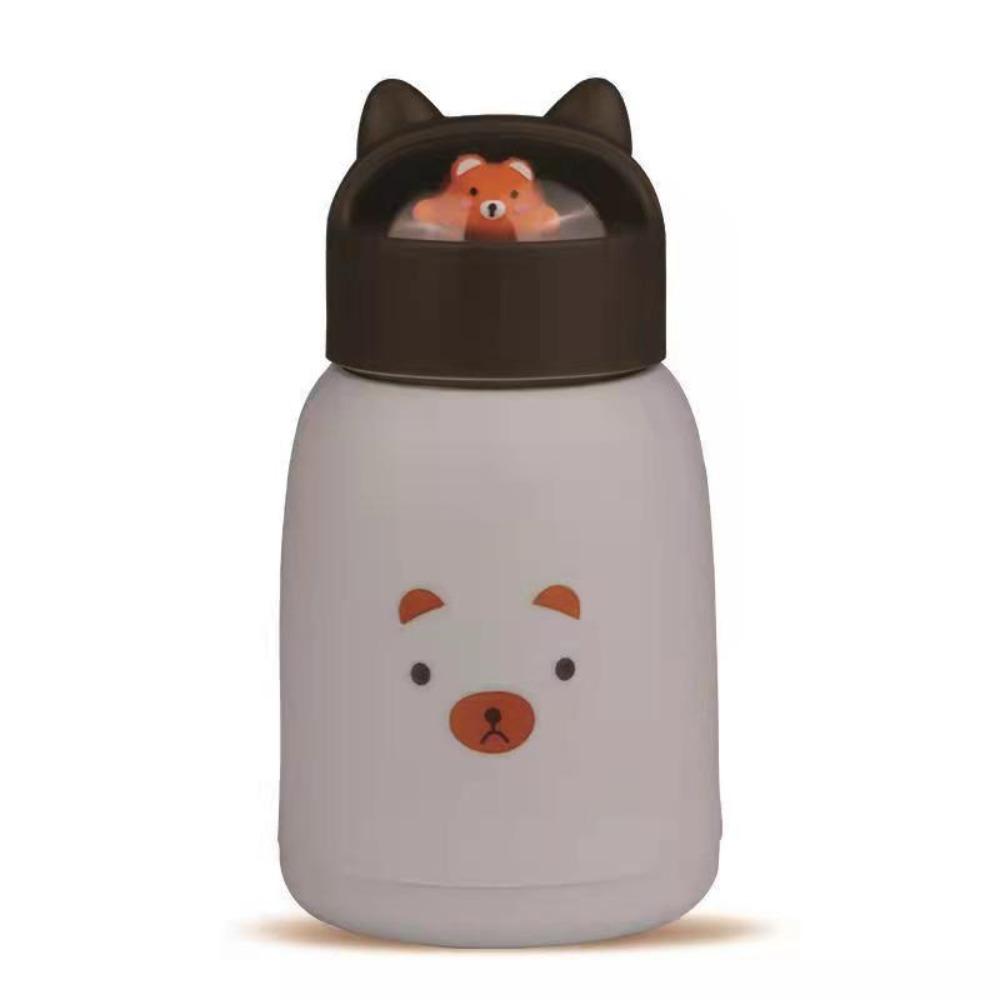 Portable 360ml Capacity Travel Mug Leak Proof Mini Water Bottle Flask Cute Easy Clean Water Mug Gift Purpose