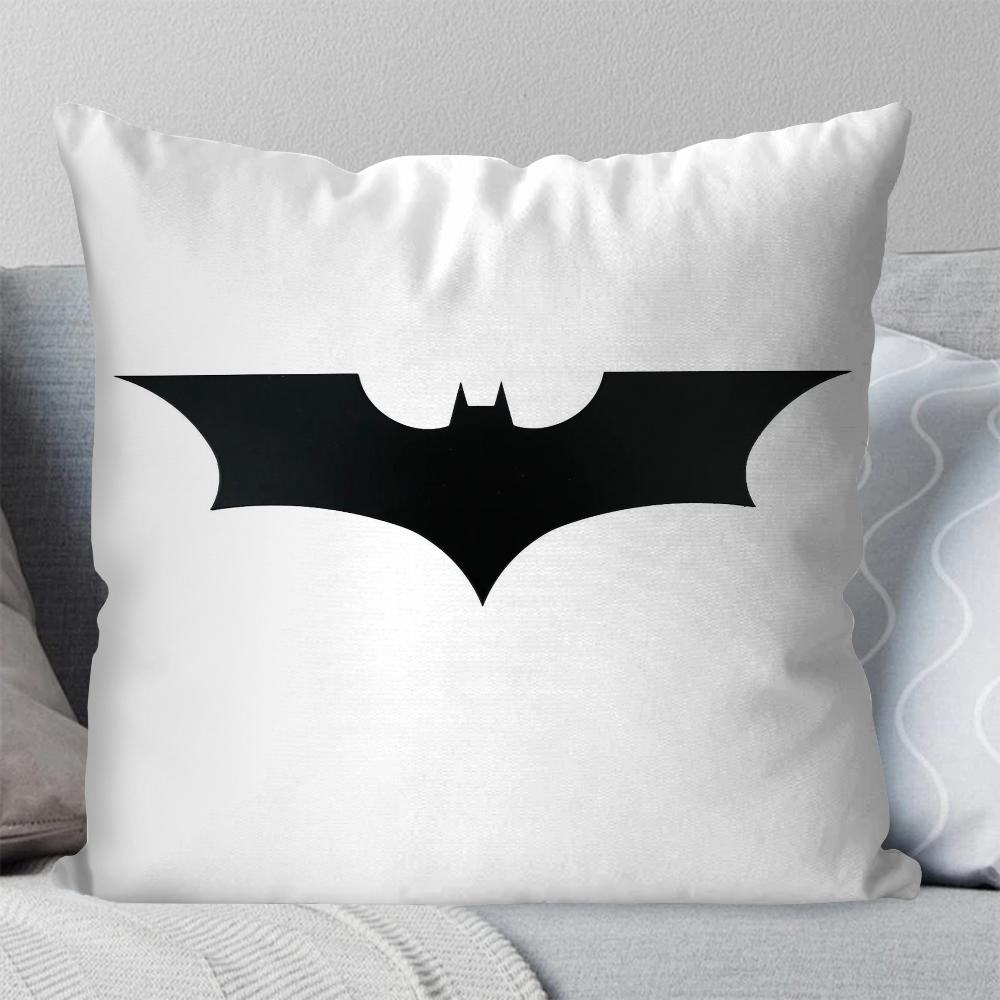 Cartoon COOL B-Batman Pillow Case Square Pillow Bedroom Sofa Leisure Comfort Cushion Car Living Room Home Decoration 40X40