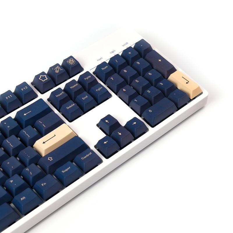 132Keys PBT DYE-Subbed Stargaze Keycaps for Mechanical Keyboards for Key   Profile For MX H GH60/64/68/84/
