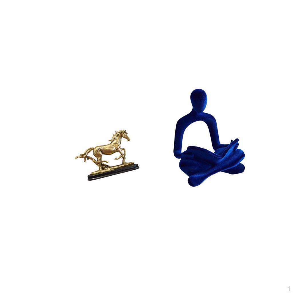 Sculpture Figurine Artwork Collectible Ornament Statue for Desk Decoration Bookcase Living Room