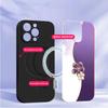 Lucky Four-leaf Clover For Samsung Galaxy S20 FE S21 22 23 Plus S24 Ultra S25 Edge S24Ultra 22Plus For Magsafe Glass Phone Casee