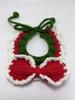Hand-Knitted Christmas Snood Bib for Cats & Dogs